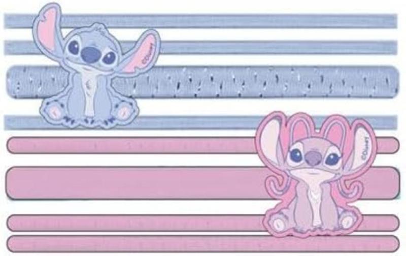 BEAUTY ELASTICO PER CAPELLI CON PERSONAGGIO STITCH 8 PEZZI