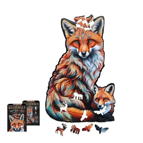 WOODIMALS PUZZLE LEGNO "VOLPE"