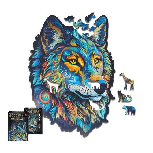 WOODIMALS PUZZLE LEGNO "LUPO"