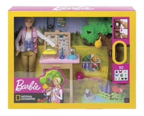 BARBIE ENTOMOLOGA PLAYSET NATIONAL GEOGRAPHIC