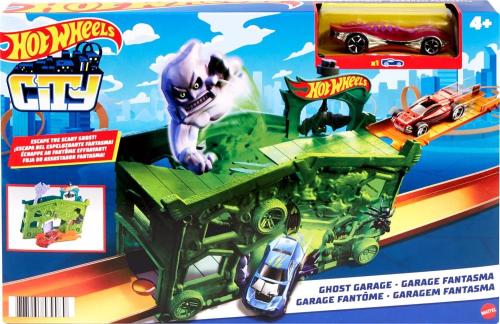 HOT WHEELS FOLD OUT PLAYSET GHOST GARAGE