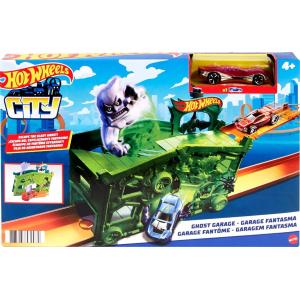 HOT WHEELS FOLD OUT PLAYSET GHOST GARAGE