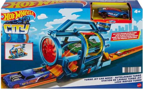 HOT WHEELS FOLD OUT PLAYSET TURBO JET CAR WASH
