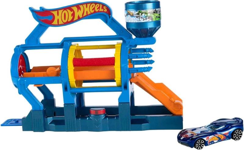 HOT WHEELS FOLD OUT PLAYSET TURBO JET CAR WASH