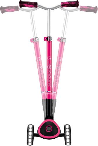 GLOBBER MONOPATTINO 3 RUOTE PRIMO PIEGHEVOLE RICHIUDIBILE ACE LIGHTS FUCSIA