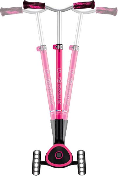 GLOBBER MONOPATTINO 3 RUOTE PRIMO PIEGHEVOLE RICHIUDIBILE ACE LIGHTS FUCSIA