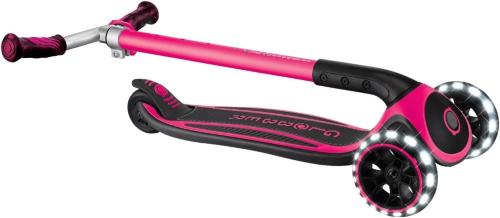 GLOBBER MONOPATTINO 3 RUOTE PRIMO PIEGHEVOLE RICHIUDIBILE ACE LIGHTS FUCSIA