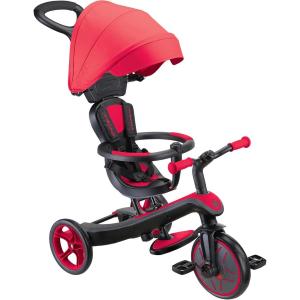 GLOBBER - EXPLORER TRICICLO TRIKE 4IN1 DELUXE PLAY - ROSSO