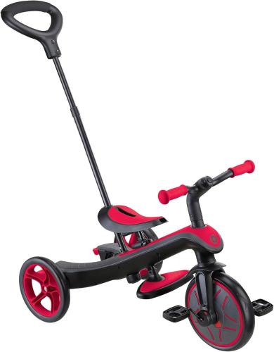 GLOBBER - EXPLORER TRICICLO TRIKE 4IN1 DELUXE PLAY - ROSSO