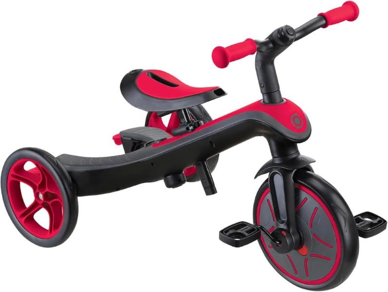 GLOBBER - EXPLORER TRICICLO TRIKE 4IN1 DELUXE PLAY - ROSSO