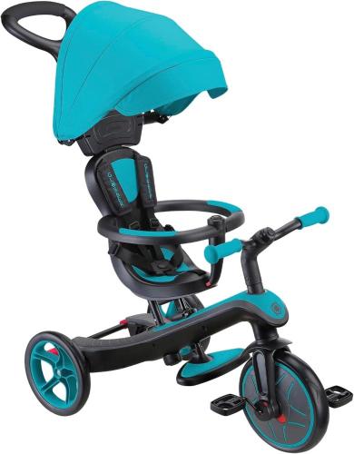 GLOBBER - EXPLORER TRICICLO TRIKE 4IN1 DELUXE PLAY - BLU TEAL