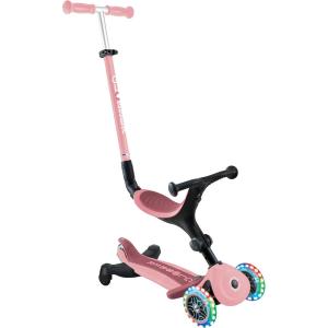 GLOBBER MONOPATTINO GO UP ACTIVE LIGHTS 360° - ROSA PASTELLO PROFONDO