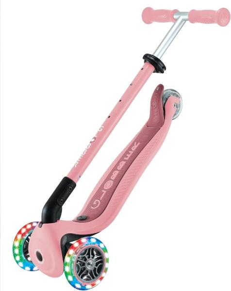 GLOBBER MONOPATTINO GO UP ACTIVE LIGHTS 360° - ROSA PASTELLO PROFONDO