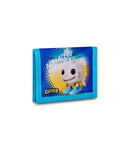 PORTAFOGLIO VELCRO WALLET TRALALERO TRALALA SKIFIDOL ITALIAN BRAINROT