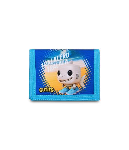 PORTAFOGLIO VELCRO WALLET TRALALERO TRALALA SKIFIDOL ITALIAN BRAINROT