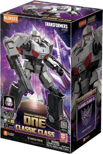 BLOKEES FIGURES - TRANSFORMERS - CLASSIC CLASS 12 - MEGATRON - MODEL KITS - 71 PCS. - LIGHT-UP CHEST E EYES