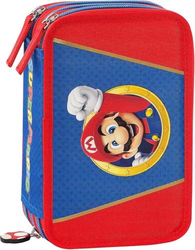 ASTUCCIO 3 ZIP CORREDO SUPER MARIO