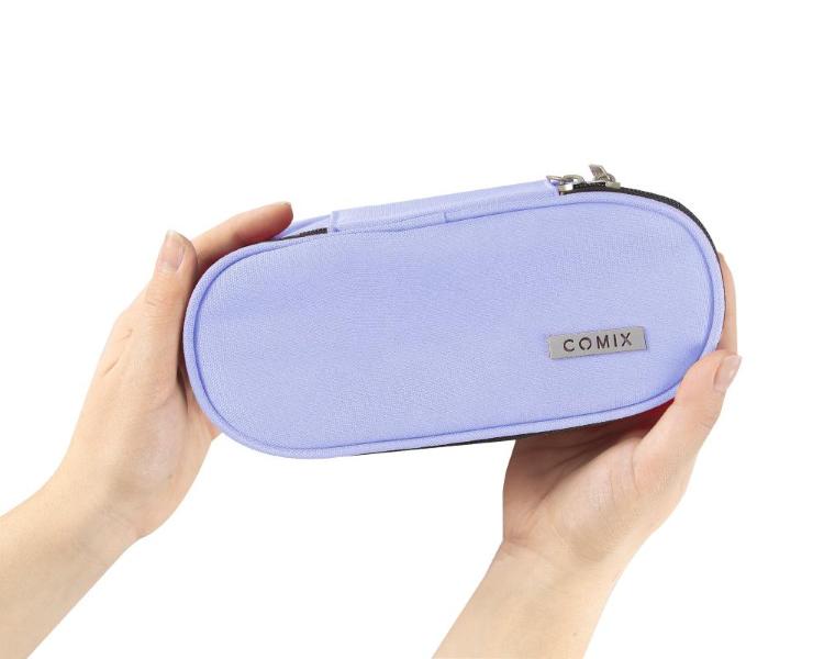 ASTUCCIO BUSTINA OVALE ORGANIZZATO MONOCOLORE LILLA