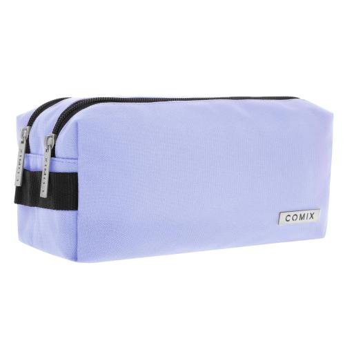 ASTUCCIO 2 ZIP MONOCOLORE LILLA