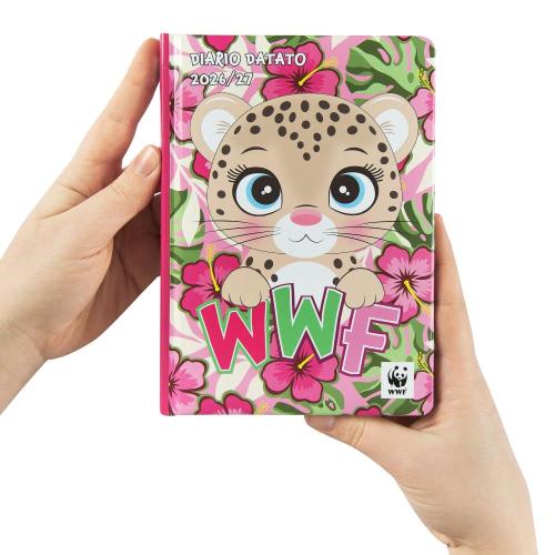 DIARIO 12 MESI STANDARD LEOPARDO WWF ILLUSTRATO