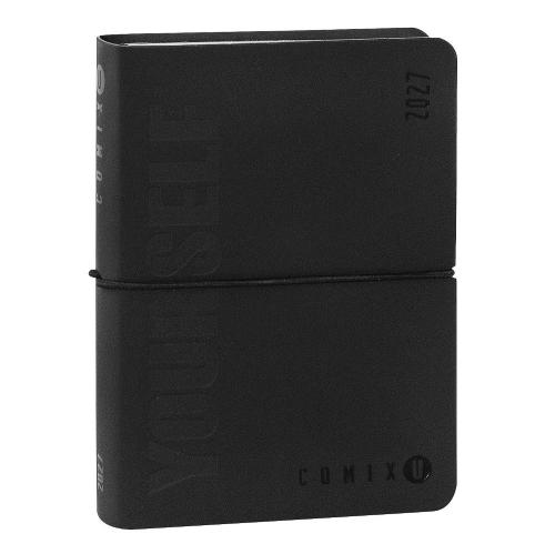 DIARIO AGENDA 16 MESI DAY MINI COMIX U YOURSELF ALL BLACK