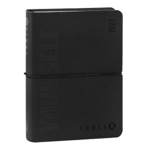 DIARIO AGENDA 16 MESI DAY MINI COMIX U YOURSELF ALL BLACK