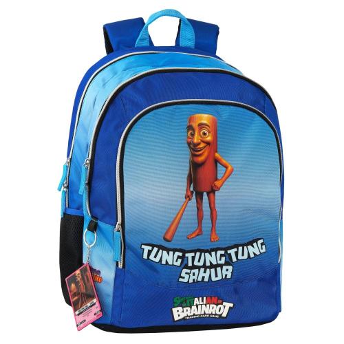 ZAINO SCUOLA ORGANIZZATO TUNG TUNG SKIFIDOL ITALIAN BRAINROT