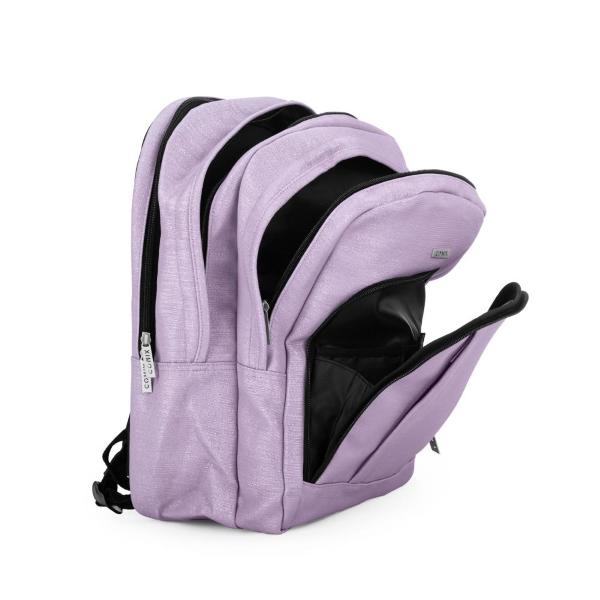 ZAINO ORGANIZZATO LUREX LILLA