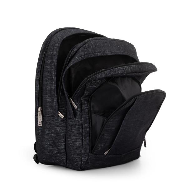 ZAINO ORGANIZZATO LUREX NERO