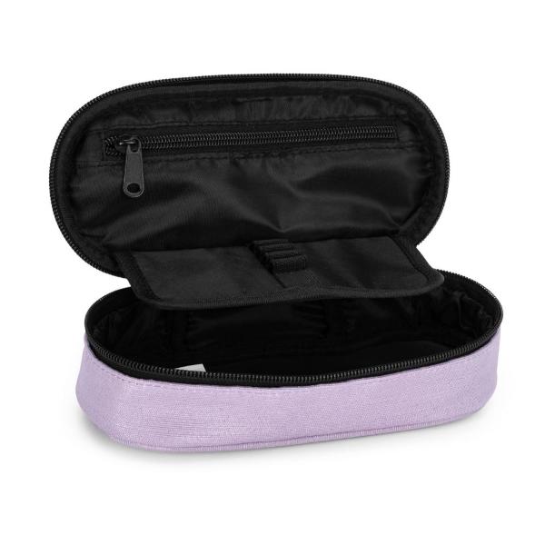 ASTUCCIO BUSTINA OVALE ORGANIZZATO LUREX LILLA