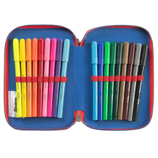 ASTUCCIO 3 ZIP CORREDO SUPER MARIO