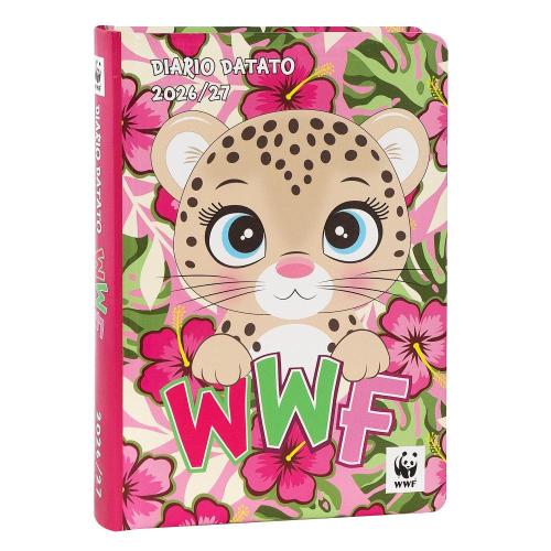 DIARIO 12 MESI STANDARD LEOPARDO WWF ILLUSTRATO