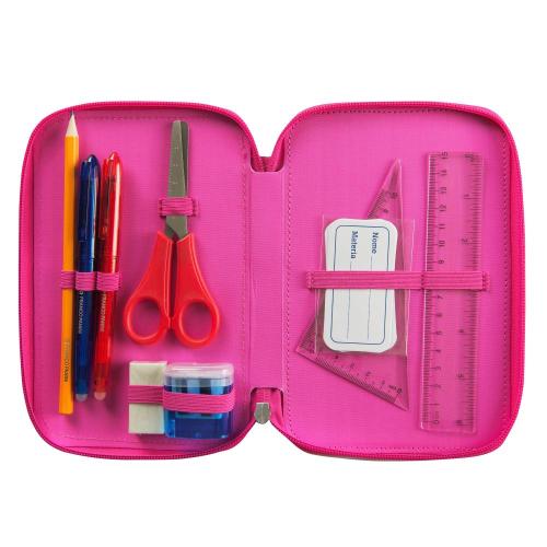 ASTUCCIO 3 ZIP CORREDO WWF ILLUSTRATO LEOPARDO