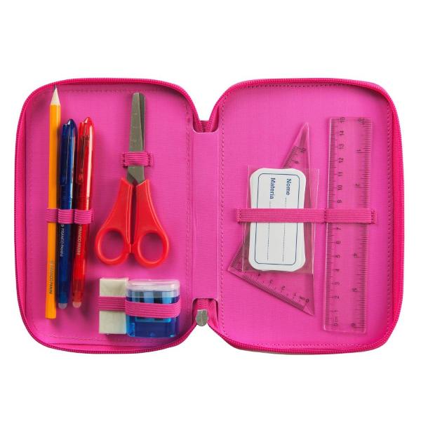 ASTUCCIO 3 ZIP CORREDO WWF ILLUSTRATO LEOPARDO