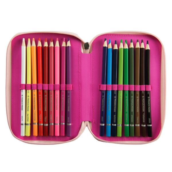 ASTUCCIO 3 ZIP CORREDO WWF ILLUSTRATO LEOPARDO