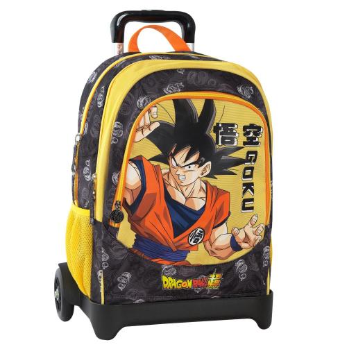 ZAINO ORGANIZZATO CON TROLLEY STACCABILE DRAGON BALL SUPER