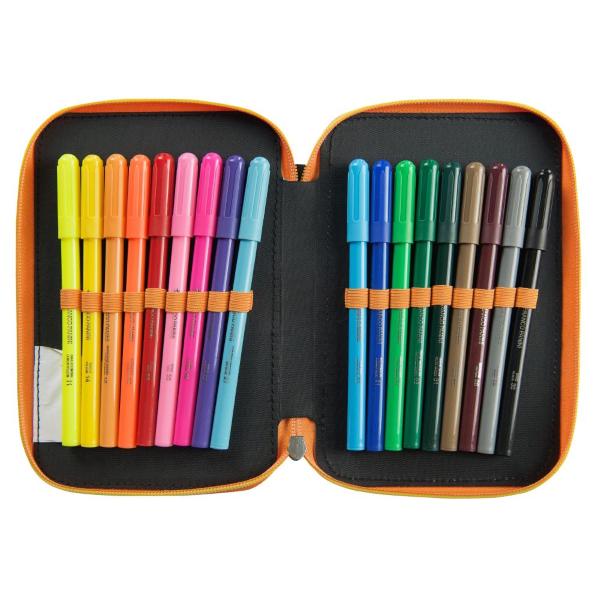 ASTUCCIO 3 ZIP CORREDO DRAGON BALL SUPER