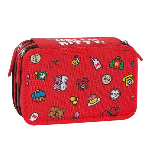 ASTUCCIO CORREDO 3 ZIP HELLO KITTY