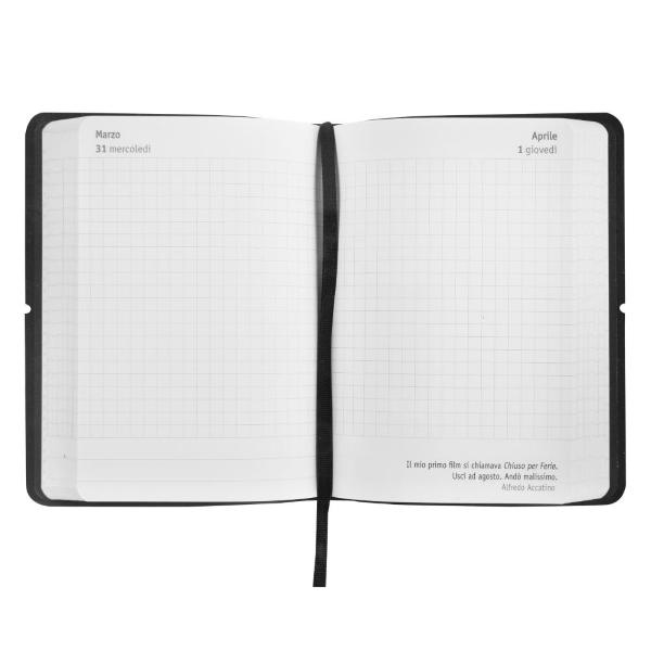DIARIO AGENDA 16 MESI DAY MINI COMIX U YOURSELF BLACK WHITE