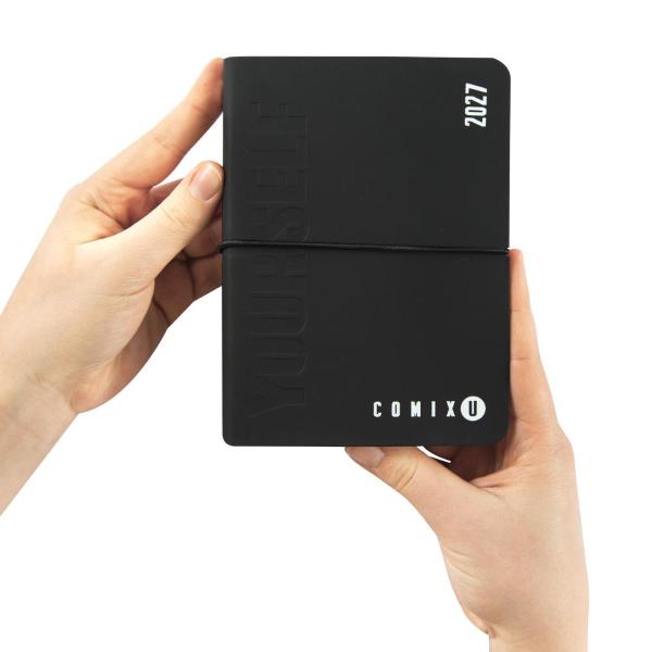 DIARIO AGENDA 16 MESI DAY MINI COMIX U YOURSELF BLACK WHITE
