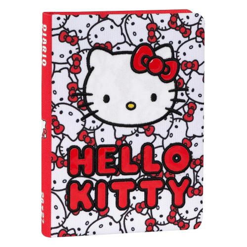 SUPERDIARIO STANDARD DATATO PATCH ALLOVER HELLO KITTY