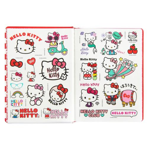 SUPER DIARIO STANDARD DATATO STRIPES HELLO KITTY