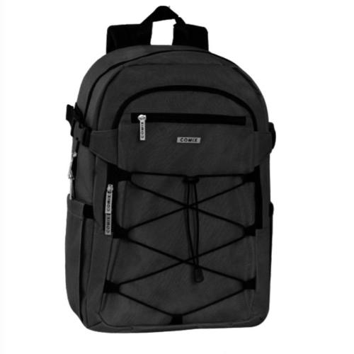 ZAINO ORGANIZZATO ROPE MONOCOLORE NERO