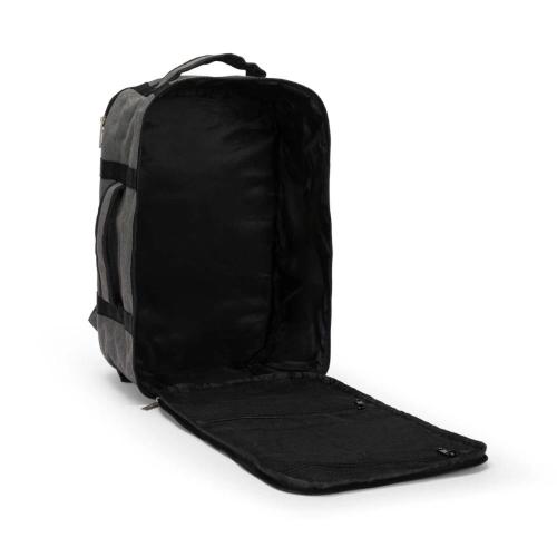 ZAINO DA VIAGGIO TRAVEL BACKPACK MONOCOLORE GRIGIO COMIX