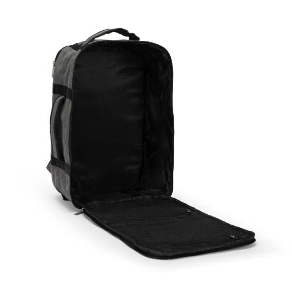 ZAINO DA VIAGGIO TRAVEL BACKPACK MONOCOLORE GRIGIO COMIX
