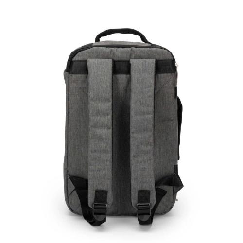 ZAINO DA VIAGGIO TRAVEL BACKPACK MONOCOLORE GRIGIO COMIX