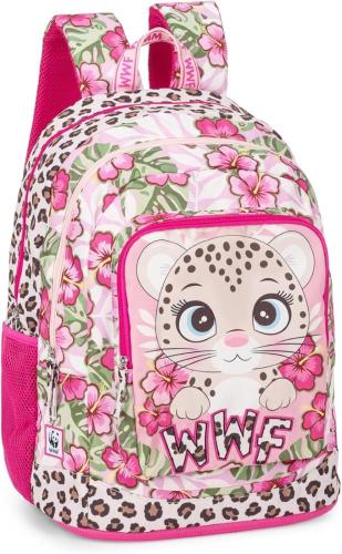 ZAINO ORGANIZZATO WWF ILLUSTRATO LEOPARDO