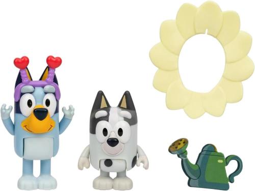 BLUEY PACK 2 PERSONAGGI BLUEY E MUFFIN CON ACCESSORI