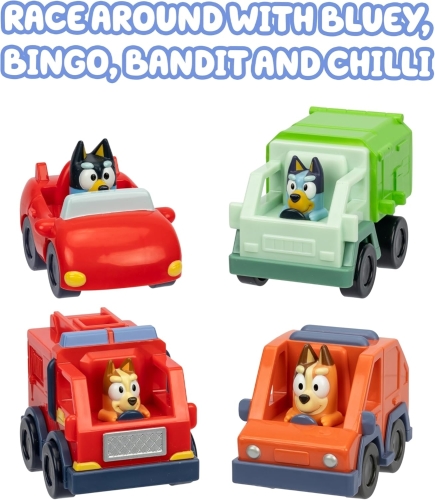 BLUEY MINI RACERS VEICOLI ASS