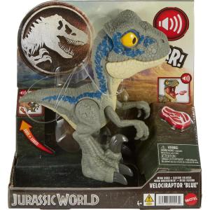 JURASSIC WORLD MEGA ROAR VELOCIRAPTOR BLUE